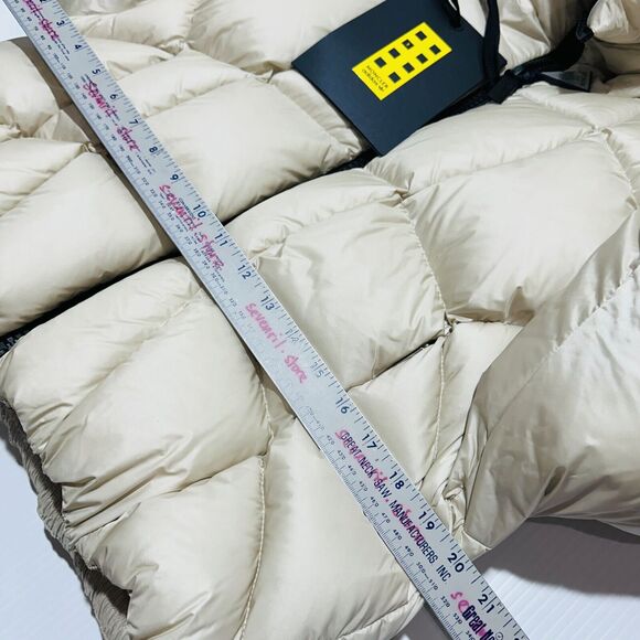 Moncler X Adidas Fusine Short Down Jacket 00/ XS White/Ivory Full Zip NWT $2155 - Picture 9 of 14
